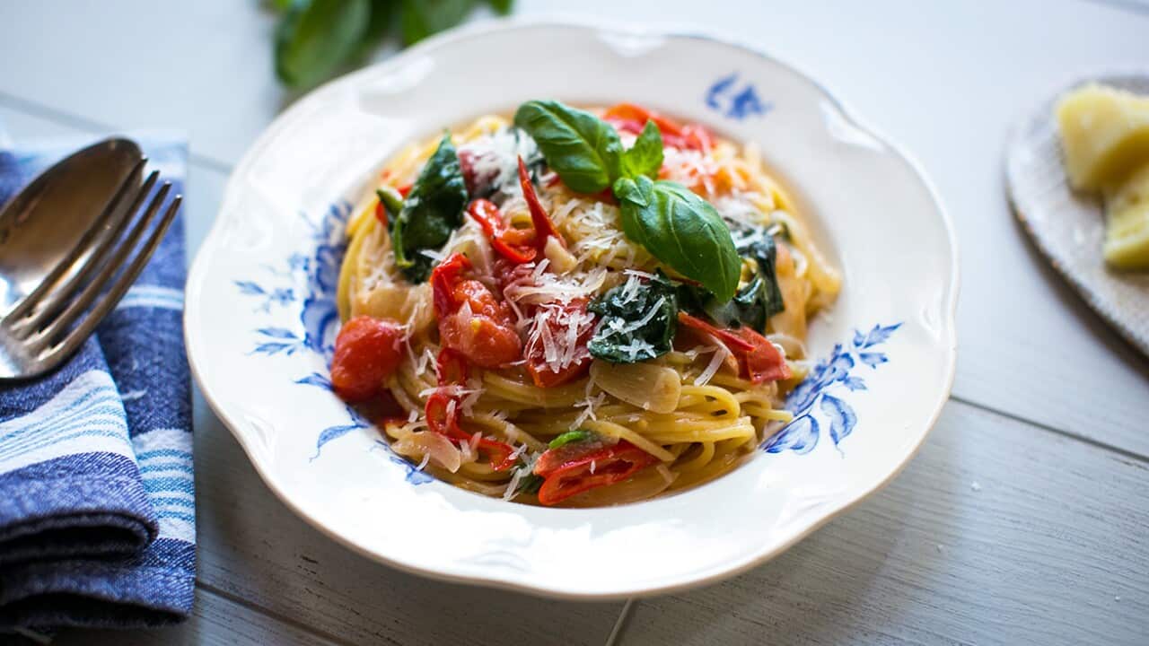 Donal's one-pan pasta